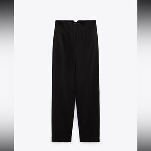 Zara black straight pants
